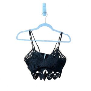 By Anthropologie Viviette Lace Bra Top